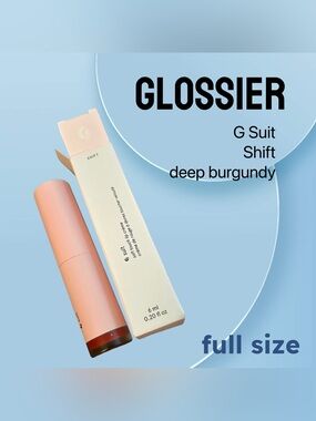 🇺🇸🆕📦NIB GLOSSIER |FULL| Deep Burgundy Shift G Suit velvety liquid lipstick